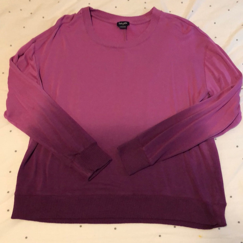 💗💜 Soft and cozy ombré top